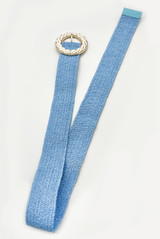 Shell Buckle Woven Belt