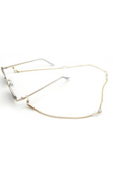 Beaded Gold Glasses Chain