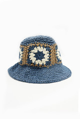 Daisy Crochet Look Bucket Hat
