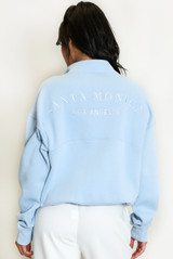 Santa Monica Half Zip Sweatshirt