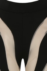 Mesh Insert Stirrup Leggings