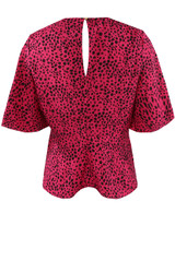 Leopard Print Kimono Tops