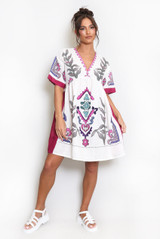 Printed Kaftan Dress