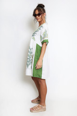 Printed Kaftan Dress