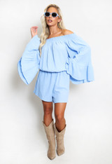 Cheesecloth Bardot Playsuit