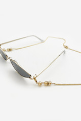Bead Diamante Detail Glasses Chain 