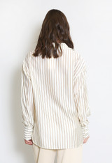 Striped Long Sleeve Blouse