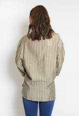 Striped Long Sleeve Blouse
