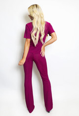 Lurex Round Neck Top