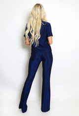 Lurex Round Neck Top