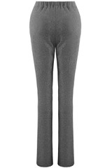 Lurex Waist Wide Leg Trouser