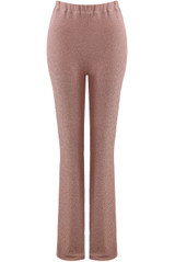 Lurex Waist Wide Leg Trouser