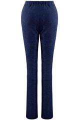 Lurex Waist Wide Leg Trouser