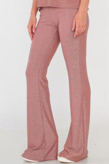 Lurex Waist Wide Leg Trouser