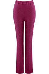 Lurex Waist Wide Leg Trouser
