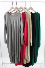 Fine Knit Oversized Jumper Dress