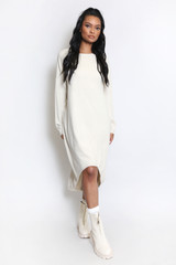 Fine Knit Oversized Jumper Dress