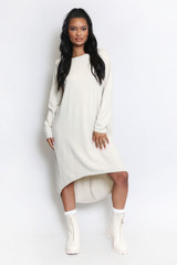 Fine Knit Oversized Jumper Dress