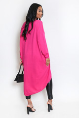 Fine Knit Oversized Jumper Dress