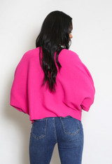 Diamante Stone High Neck Knitted Jumper