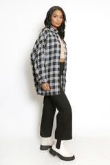 Check Oversized Shirt