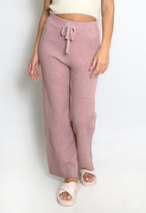 Fine Knit Wide Leg Trouser