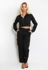 Cargo Jacket And Trouser Set