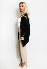 Pearl Button Oversized Cardigan
