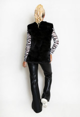 Faux Fur Panelled Gilet