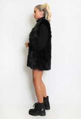 Faux Fur V Neck Gilet