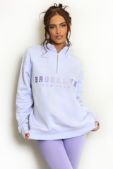 Brooklyn Half Zip Relaxed Fit Sweatshirt 