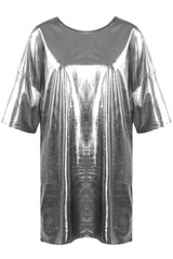 Metallic T-Shirt Dress