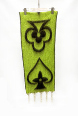 Chunky Monogram Wool Blend Scarf