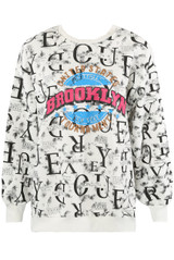 Brooklyn Print Sweatshirt