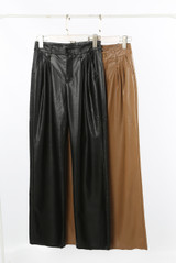 PU  Wide Leg Trouser