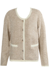 Super Soft Contrast Hem Cardigan