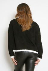 Super Soft Contrast Hem Cardigan