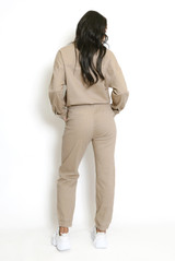 Front Pocketed Buttons Up Jacket And Trouser Set