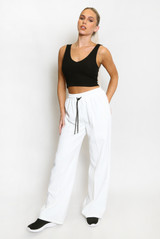 Wide Leg Casual Trouser