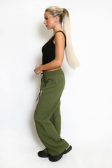 Wide Leg Casual Trouser