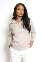 Soft Knit Half Zip Jumper