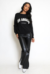 Los Angeles Soft Knit Round Neck Jumper