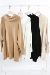 Roll Neck Oversized Jumper 
