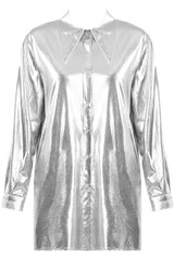 High Shine Metallic Blouse