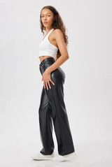 PU Straight Leg Trouser