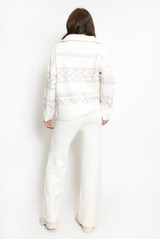 Wide Leg Knitted Trouser