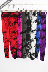 Tie Dye Print Push Up Leggings