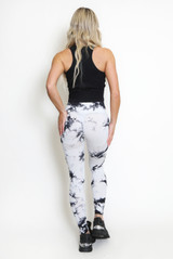 Tie Dye Print Push Up Leggings