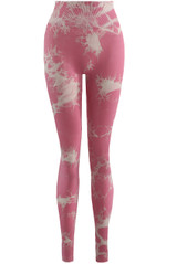 Tie Dye Print Push Up Leggings