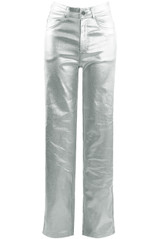 Metallic Wide Leg Trouser